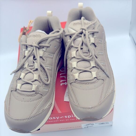 WOMEN'S EASY SPIRIT ROMY WALKING SNEAKERS Taupe shoes 8 - Picture 6 of 15